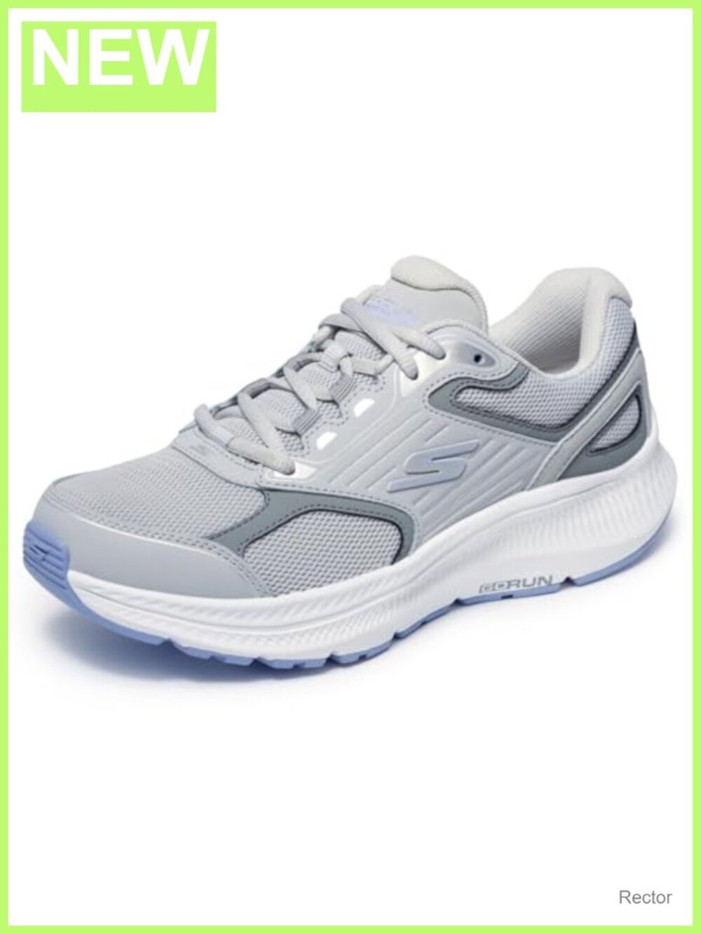 Athletic Lace-Up Running Sneakers with Leather and Mesh Upper Featuring